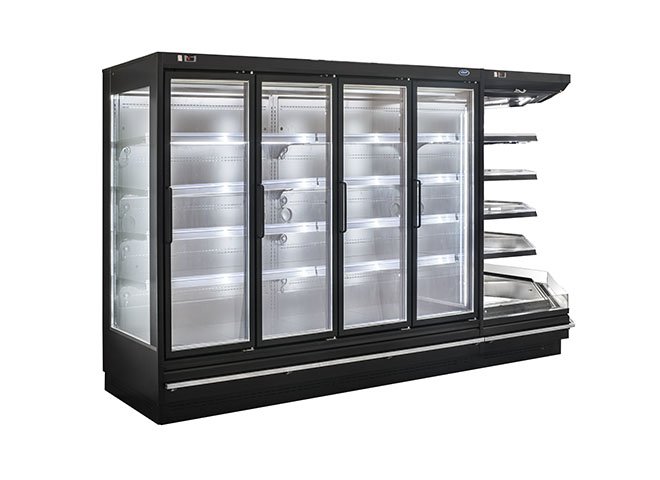 KJ Glass Door Multideck with End Case